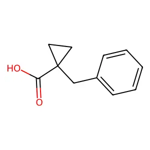 1-Benzylcyclopropane-1-carboxylic acid structure