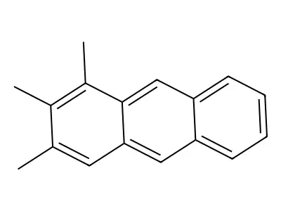 1,2,3-Trimethylanthracene structure