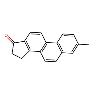 17(H)-Cyclopenta(a)phenanthren-17-one, 15,16-dihydro-3-methyl- structure
