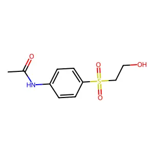 N-[4-[(2-羟乙基)磺酰基]苯基]乙酰胺 structure