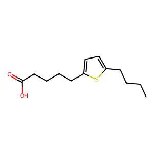 5-(5-丁基噻吩-2-基)戊酸 structure