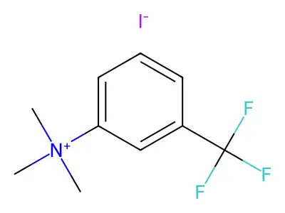 3-(Trifluoromethyl)phenyltrimethylammonium Iodide structure