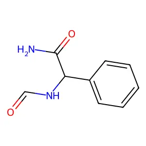 2-(Formylamino)-2-phenylacetamide structure