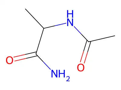 2-乙酰氨基丙酰胺 structure