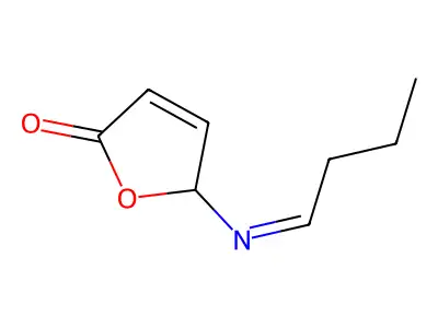 2(5H)-Furanone, 5-(butylimino)- structure