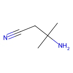 3-Amino-3-methylbutanenitrile structure