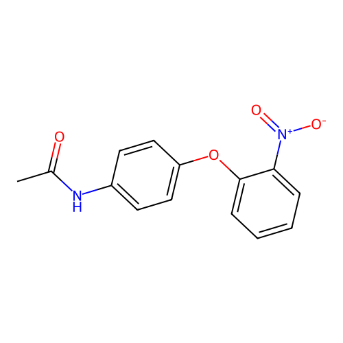Acetamide, N-[4-(2-nitrophenoxy)phenyl]- structure