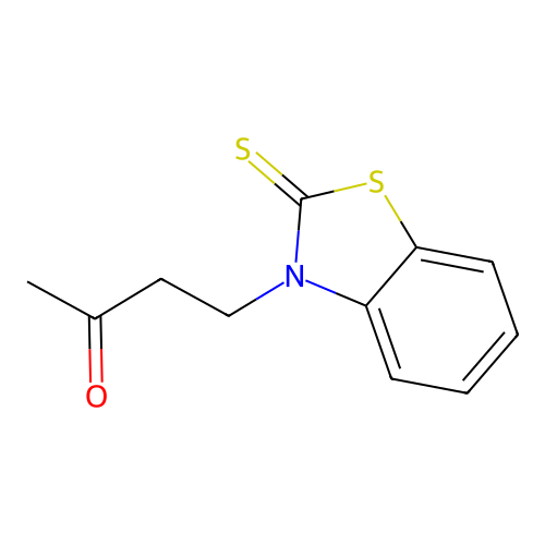 4-(2-Thioxo-1,3-benzothiazol-3(2H)-yl)-2-butanone structure