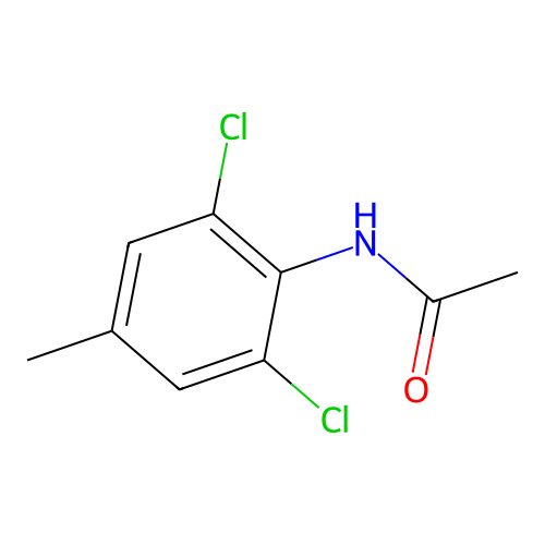 N-(2,6-二氯-4-甲基苯基)乙酰胺 structure