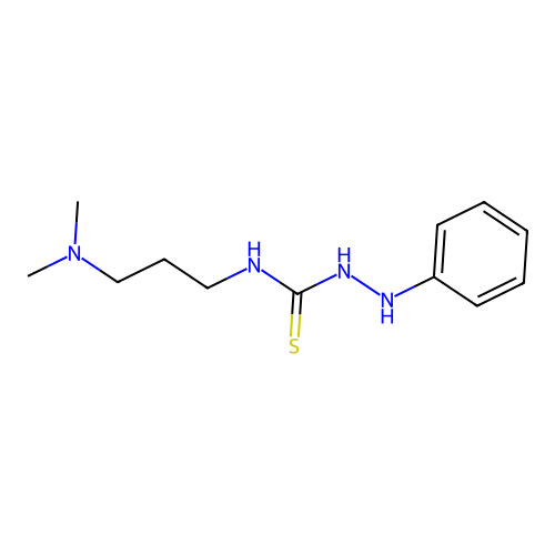 N-[3-(Dimethylamino)propyl]-2-phenylhydrazinecarbothioamide structure