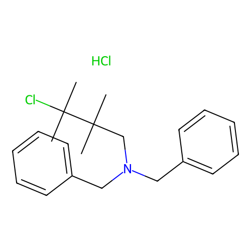 N1,N1-dibenzyl-3-chloro-2,2,3-trimethylbutan-1-amine hydrochloride structure