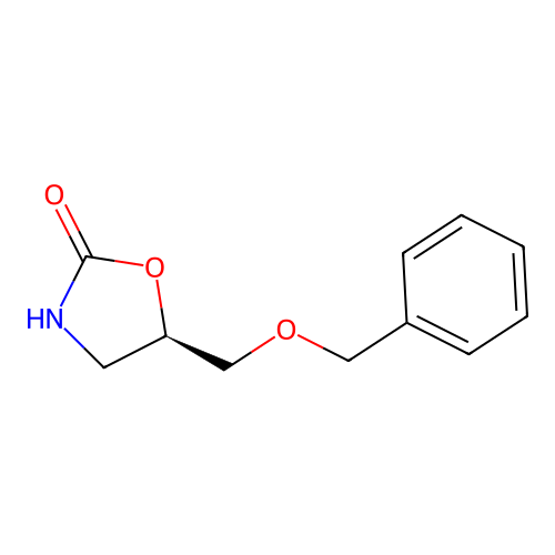 (5R)-5-(phenylmethoxymethyl)-1,3-oxazolidin-2-one structure