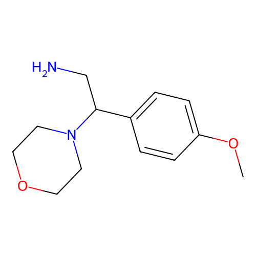 2-(4-Methoxyphenyl)-2-morpholinoethanamine structure