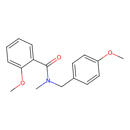 2-methoxy-N-(4-methoxybenzyl)-N-methylbenzamide structure