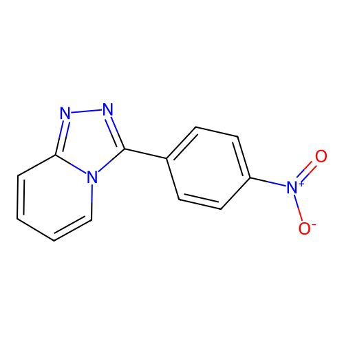 3-(4-Nitrophenyl)[1,2,4]triazolo[4,3-a]pyridine structure