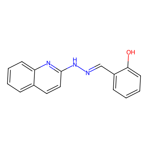 2-[(Quinolin-2-ylhydrazinylidene)methyl]phenol structure