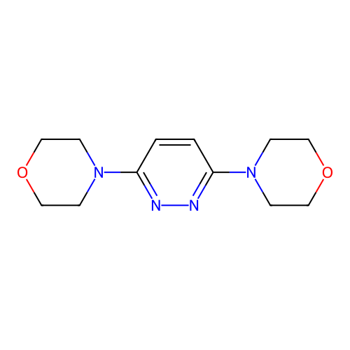 3,6-Dimorpholinopyridazine structure