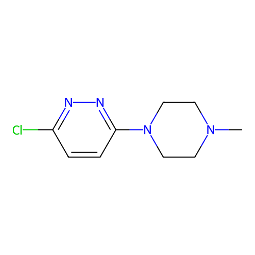 3-Chloro-6-(4-methylpiperazin-1-yl)pyridazine structure