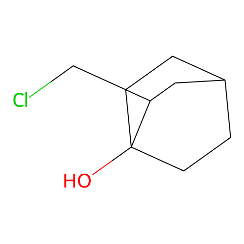 Bicyclo[2.2.2]octan-1-ol, 2-chloromethyl- structure