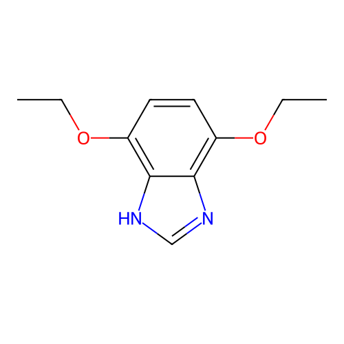 4,7-diethoxy-1H-benzimidazole structure