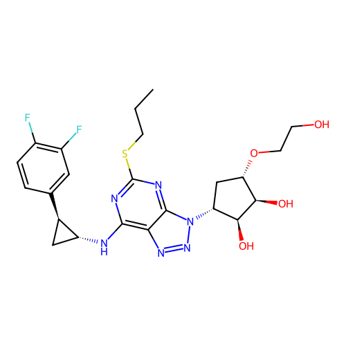替格瑞洛 structure