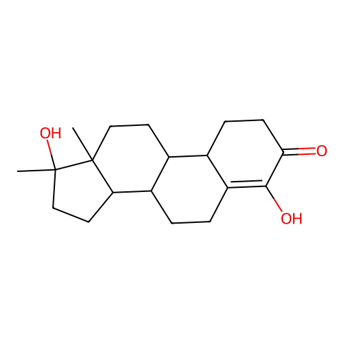 4-Hydroxy-19-normethyltestosterone structure