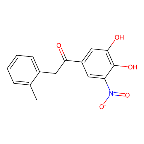 Ethanone, 1-(3,4-dihydroxy-5-nitrophenyl)-2-(2-methylphenyl)- structure