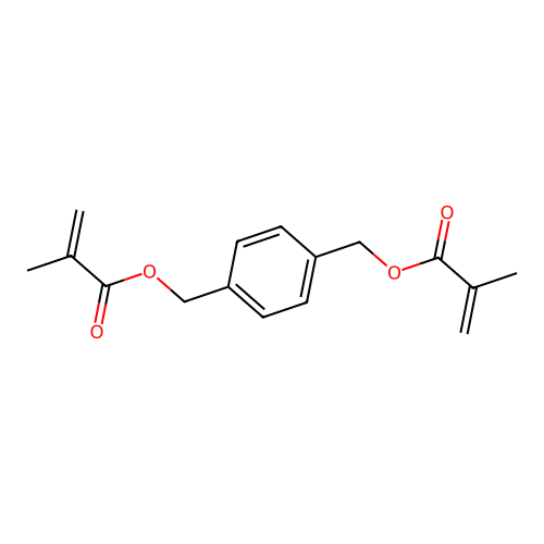 1,4-Phenylenebis(methylene) bismethacrylate structure