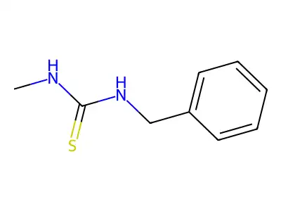 3-Benzyl-1-methylthiourea structure