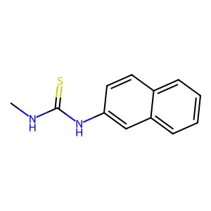 N-methyl-N'-(2-naphthyl)thiourea structure