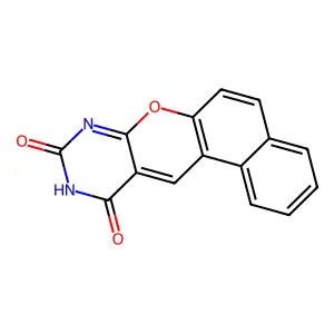 9H-Benzo[5,6]chromeno[2,3-d]pyrimidine-9,11(10H)-dione structure