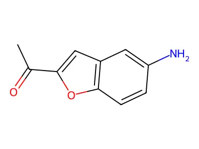 1-(5-Amino-1-benzofuran-2-yl)ethanone structure