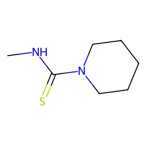 1-Piperidinecarbothioamide, N-methyl- structure