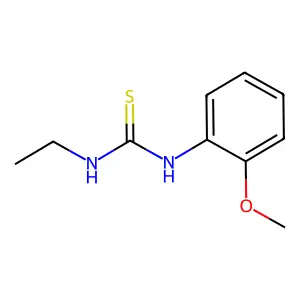 1-Ethyl-3-(2-methoxyphenyl)thiourea structure