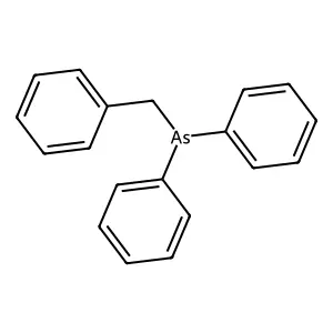 Benzyl(diphenyl)arsane structure
