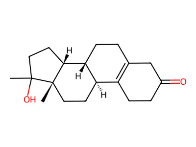 (17?)-17-Hydroxy-17-methylestr-5(10)-en-3-one structure