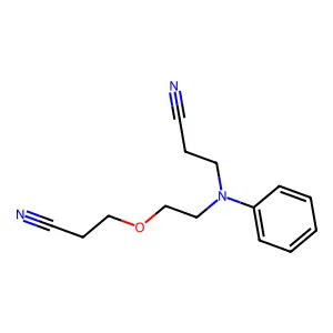 3-((2-(2-Cyanoethoxy)ethyl)phenylamino)propiononitrile structure