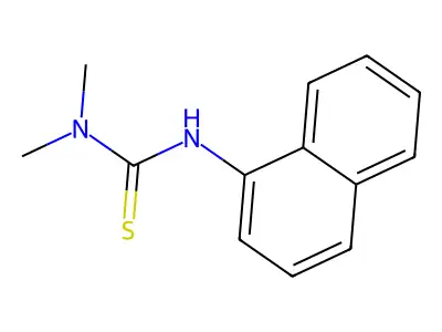 N,N-Dimethyl-N'-(1-naphthyl)thiourea structure