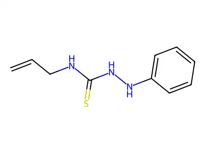 Semicarbazide, 4-allyl-1-phenyl-3-thio- structure