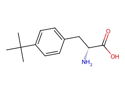 p-tert-Butylphenylalanine structure
