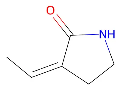 (3Z)-3-ethylidenepyrrolidin-2-one structure