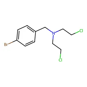 N,N-双(2-氯乙基)-对溴苄胺 structure