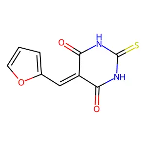 5-Furfurylidene-2-thiobarbituric acid structure