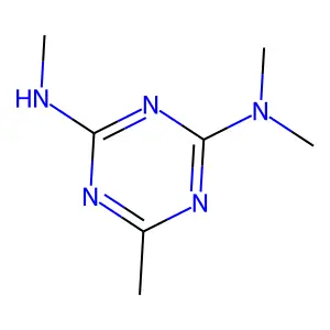 N,N,N',6-四甲基-1,3,5-三嗪-2,4-二胺 structure