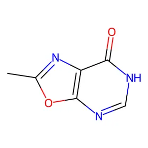 2-Methyl(1,3)oxazolo(5,4-d)pyrimidin-7-ol structure