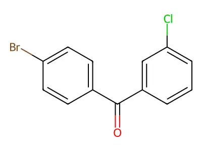 4-Bromo-3'-chlorobenzophenone structure