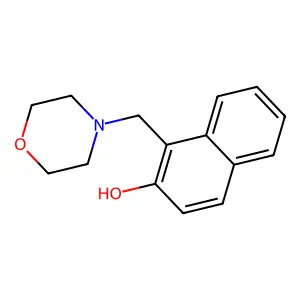1-(Morpholinomethyl)2-naphthol structure
