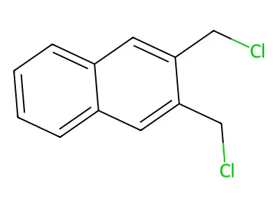 2,3-Bis(chloromethyl)naphthalene structure
