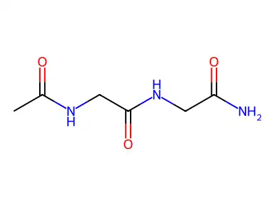 N-Acetylglycylglycinamide structure