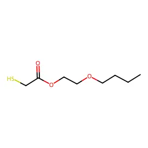 2-巯基乙酸 2-丁氧基乙酯 structure